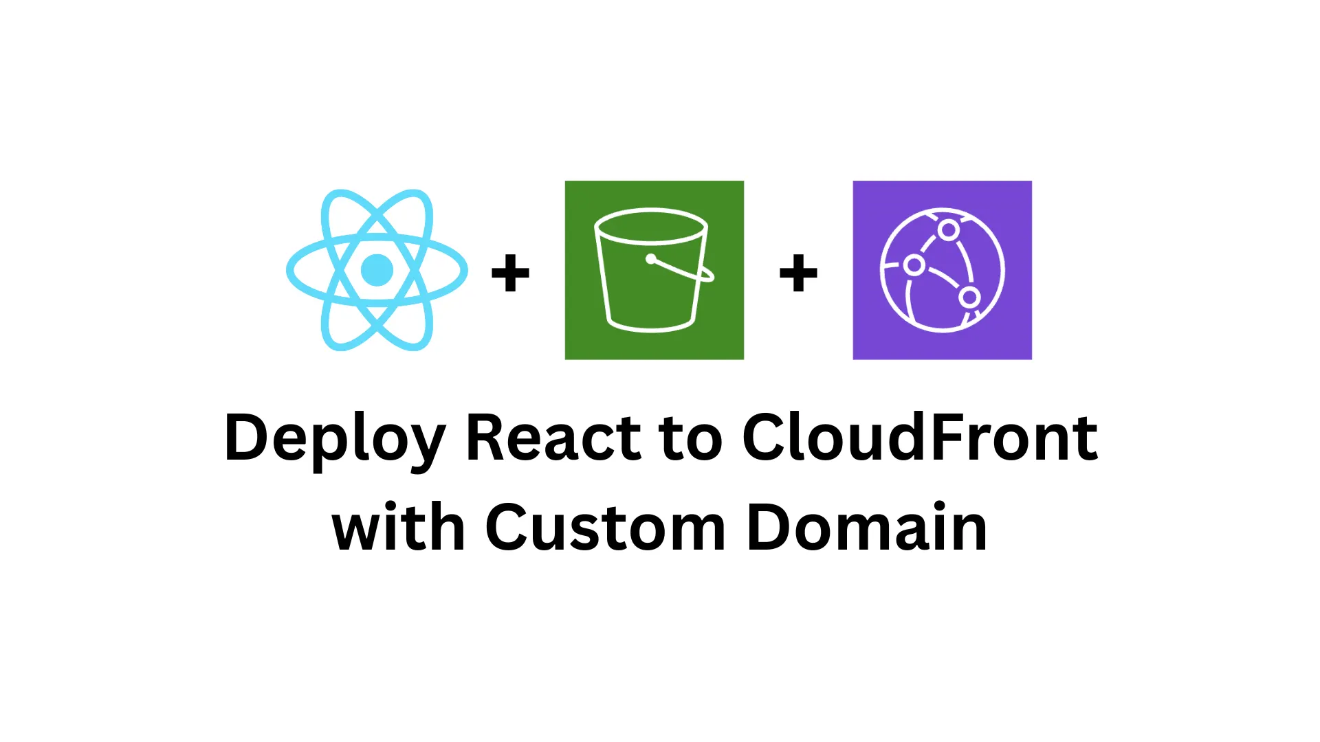 Deploy React SPA to S3 and CloudFront Using AWS SAM (With Custom Domain Setup) Cover